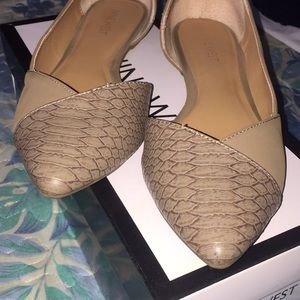 Nine West Snake Print Flats
